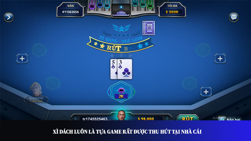 Game bài xì dách tại Lulu88