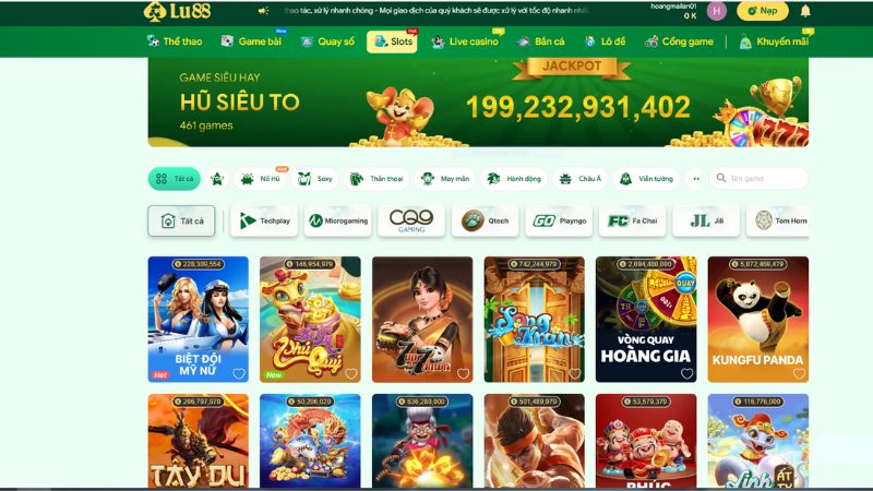 Game nổ hũ tại Lulu88