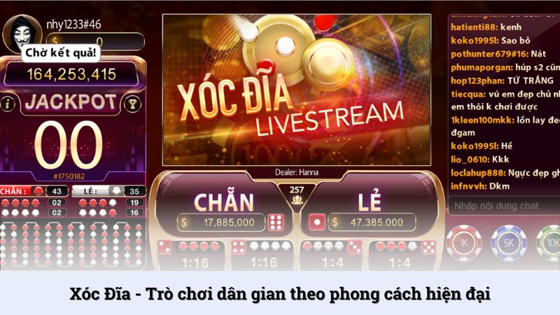 Xóc Đĩa - Trò chơi dân gian theo phong cách hiện đại